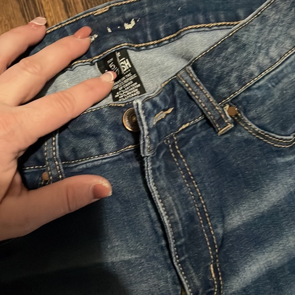 Rewash women’s 5/27 stretch blue jeans flattering stretch and fit - Picture 3 of 5